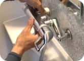 浴室水栓の交換