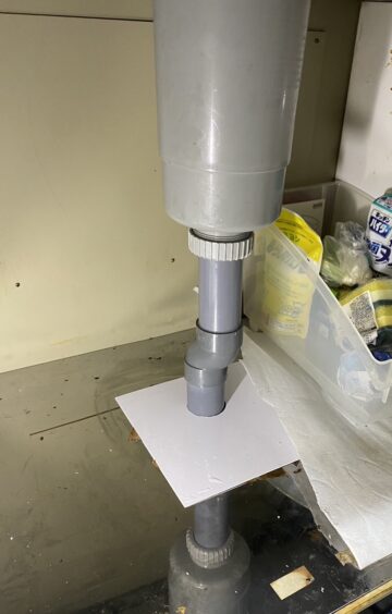 豊田市で圧縮機と薬品併用で詰まりを解消し排水管を新設した施工後写真