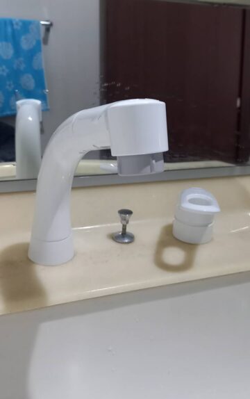 名古屋市 洗面蛇口 新品交換 洗面台水栓 TOTO TLS05301J